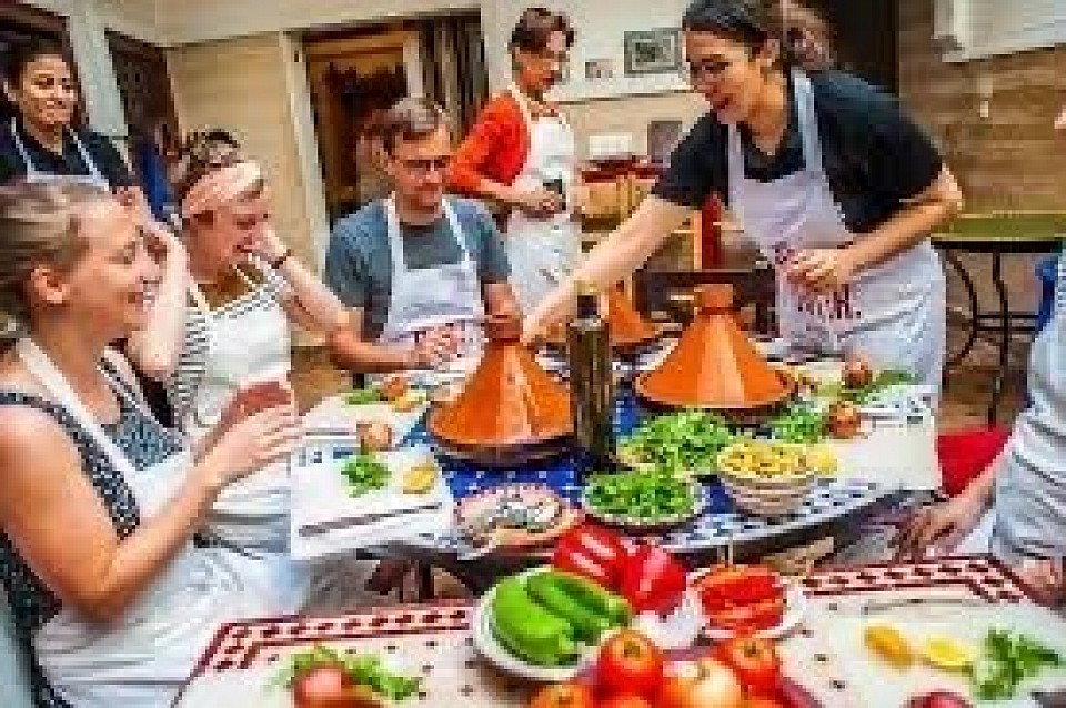 If you’re heading to Morocco know that you’re in a gastronomical treat. The food of Morocco ranks high on lists of the world’s best cuisines and is well worth exploring. You won’t be disappointed with the incredible variety, exotic seasoning and innovative ingredient combinations that await you. We offer cooking classes in a beautiful riad inside the Medina with a Moroccan chef for those who are interested to learn how to use all the wonders of Moroccan cuisine. you will cook your meal with the guidance of a professional chef and learn about the spices and their history. We will pick you from your hotel in Marrakech to take you to the workshop.